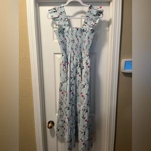Hill House Ellie nap dress pond floral S